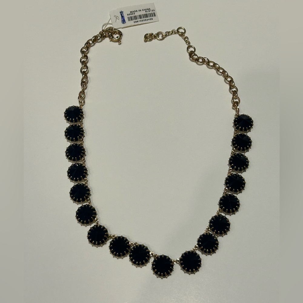 Navy and gold necklace, NWT